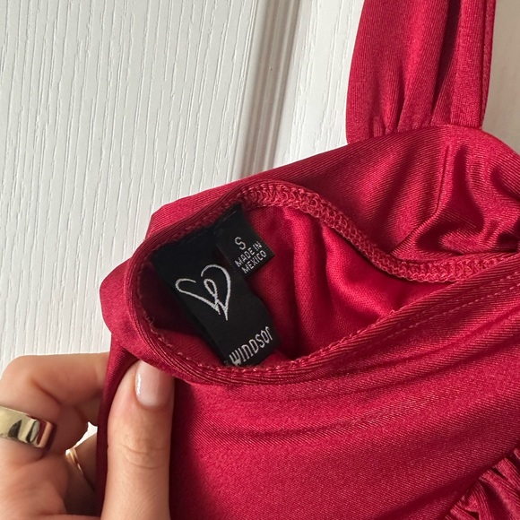 Burgundy Maxi Dress - Picture 5 of 6